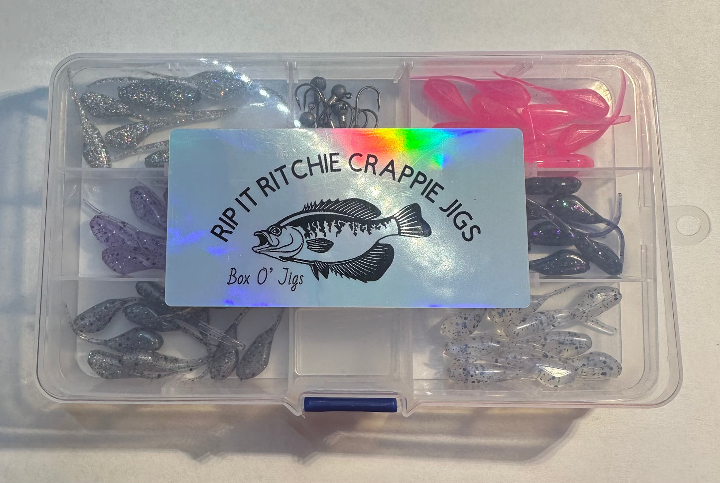 Rip It Ritchie 80-Piece Crappie Starter Kit Tackle Box
