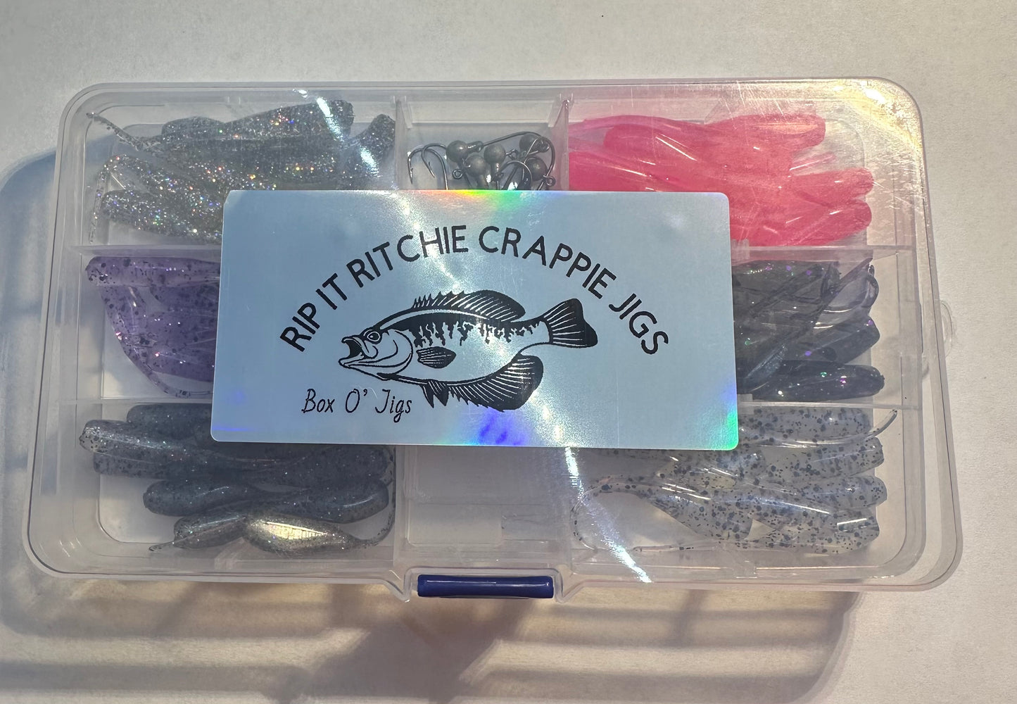 Rip It Ritchie 80-Piece Crappie Starter Kit Tackle Box
